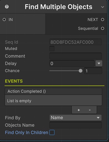 Find multiple objects