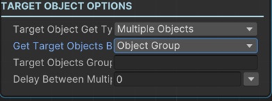 Target Object Group