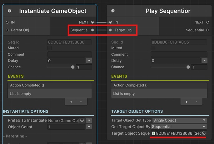 Target Object Sequential