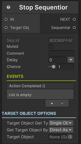 Stop Another Sequentior Sequential